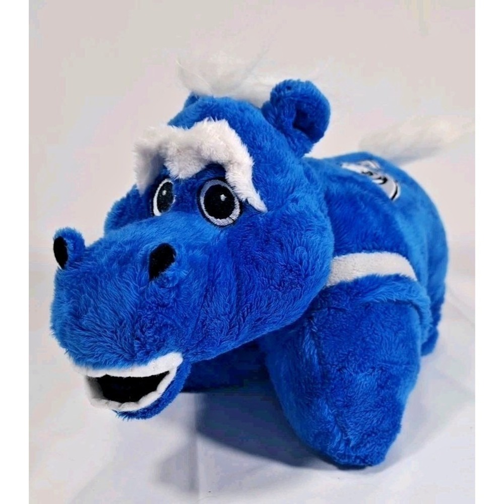 Dallas Mavericks NBA Pillow Pet Horse Mascot Plush‎ Blue White 13" 2012 Fabrique
